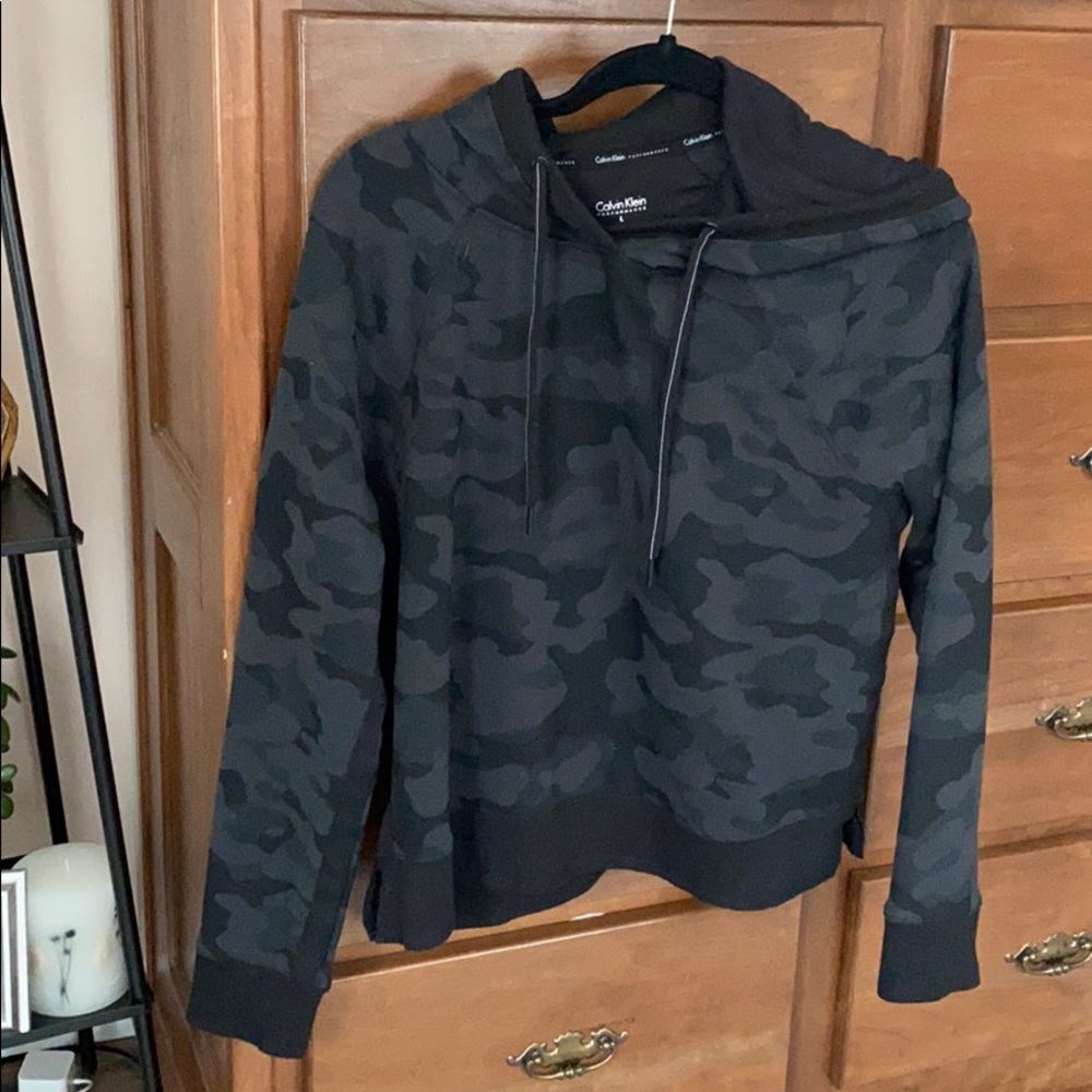 Calvin Klein Black Camo Hoodie